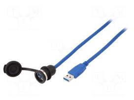 Adapter cable | USB A socket,USB A plug | 1310 | USB 3.0 | IP65 | 1m