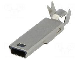 Plug | USB B mini | for cable | soldering | straight | USB 2.0 | 1A | 30V