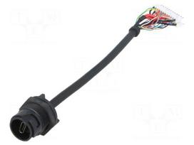 Socket | USB C | USB Buccaneer | for panel mounting,front side nut