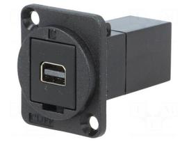 Coupler | both sides,Mini DisplayPort socket | FT | 19x24mm
