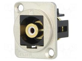 Coupler | RCA socket,both sides | Case: XLR standard | 19x24mm