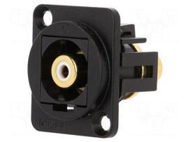Coupler | RCA socket,both sides | Case: XLR standard | 19x24mm