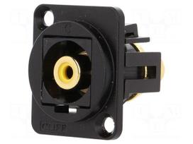 Coupler | RCA socket,both sides | Case: XLR standard | 19x24mm
