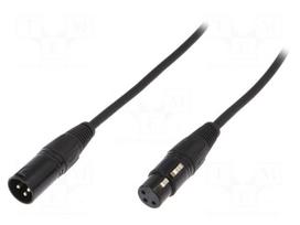 Male-female | PIN: 3 | Cable: XLR-XLR | 5m