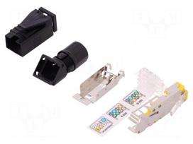 Plug | RJ45 | PIN: 8 | Cat: 6 | shielded | Layout: 8p8c | Øcable: 4.5÷9mm