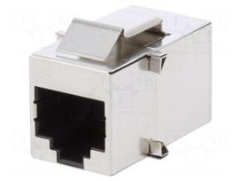 Coupler | Cat: 5e | Layout: 8p8c | RJ45 socket,both sides