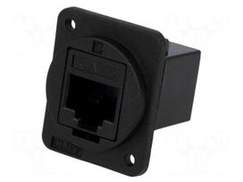 Coupler | FT | Cat: 6 | Layout: 8p8c | RJ45 socket,both sides | 19x24mm