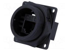 Coupler | RJ45 | DC | PIN: 8 | Cat: 6 | Layout: 8p8c | both sides socket