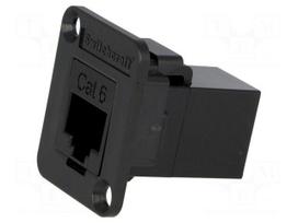 Coupler | EH | Cat: 6 | RJ45 socket,both sides | Case: XLR standard