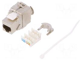 Socket | RJ45 | Cat: 6a | shielded,Keystone | Layout: 8p8c | 22AWG÷26AWG