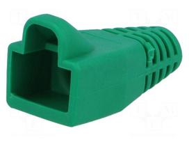 RJ45 plug boot | 6mm | Colour: green