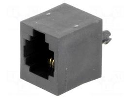 Socket | RJ12 | PIN: 6 | Layout: 6p6c | THT | straight