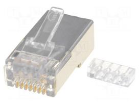 Plug | RJ45 | 44915 | PIN: 8 | Cat: 6 | shielded,with conductor guide