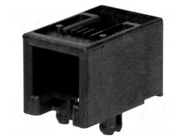 Socket | RJ11 | PIN: 4 | Cat: 3 | low profile | Layout: 4p4c | SMT