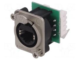Socket | RJ45 | etherCON | PIN: 8 | Cat: 5e | shielded,with cable clamp