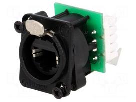 Socket | RJ45 | etherCON | PIN: 8 | Cat: 5e | shielded,with cable clamp