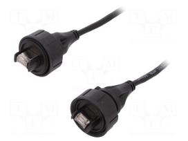 Patch cord | 3m | Buccaneer Ethernet | PIN: 8 | gold-plated | 1.5A | IP68