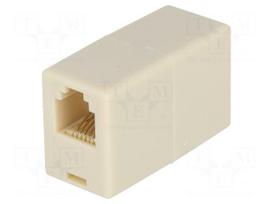 Coupler | Layout: 6p6c | RJ12 socket,both sides
