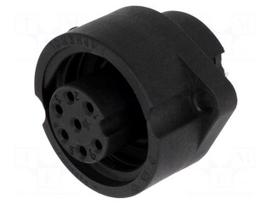 Connector: circular | socket | PIN: 7 | female | soldering | IP65,IP67
