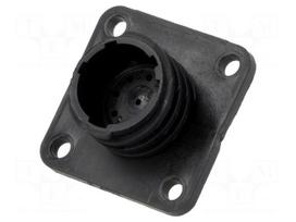 Socket | male | PIN: 9 | w/o contacts | CPC Series 2 | Case: size 11