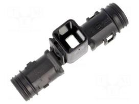 Cable clamp | DT | male | PIN: 2 | straight | Works with: DT04-2P