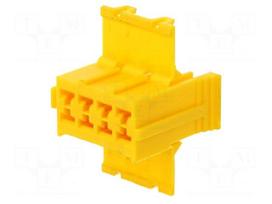 Connector: wire-board | Junior Timer | plug | female | PIN: 8 | yellow