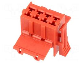 Connector: wire-board | Junior Timer | plug | female | PIN: 8 | red