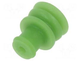 Gasket for wire | Superseal 1.5 | green | Øcable: 1.4÷1.7mm