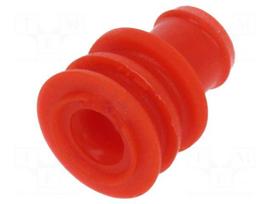 Gasket for wire | Superseal 1.5 | red | Øcable: 2.5÷3.3mm