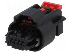 Connector: automotive | Mini50 Sealed | plug | female | PIN: 4 | black