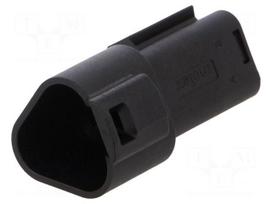 Connector: automotive | ML-XT | plug | male | Size: 16 | PIN: 3 | IP69K