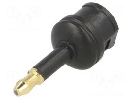 Connector: fiber optic | adapter,plug/socket | optical (Toslink)