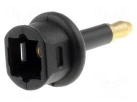 Connector: optical (Toslink) | adapter | straight