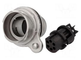 Connector: circular | socket | female | PIN: 6 | Buccaneer 7000 | 10A