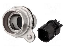 Connector: circular | socket | male | PIN: 6 | Buccaneer 7000 | 10A | 500V