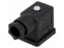 Connector: valve connector | plug | form B | 11mm | female | PIN: 3 | mPm