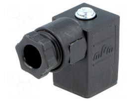 Connector: valve connector | plug | form C | 9.4mm | female | PIN: 4