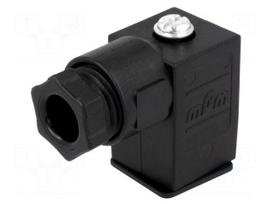 Connector: valve connector | plug | form C | 9.4mm | female | PIN: 3