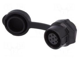 Socket | Connector: circular | size 12 | 02 | female | PIN: 7 | for latch