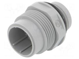 Socket | Connector: DIN 43651 | NR | male | PIN: 7 | w/o contacts | 10A
