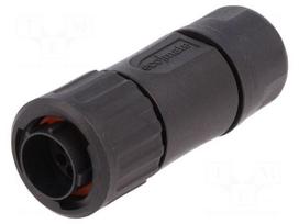 Connector: circular | Series: eco|mate Aquarius | plug | male | PIN: 10