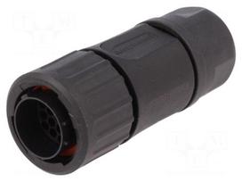 Connector: circular | Series: eco|mate Aquarius | plug | male | PIN: 19