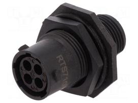 Connector: circular | Series: eco|mate Aquarius | socket | female