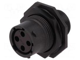 Connector: circular | Series: eco|mate Aquarius | socket | female