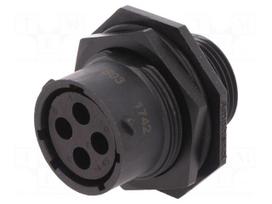 Connector: circular | Series: eco|mate Aquarius | socket | female