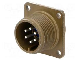 Connector: circular | Series: 97 | socket | male | PIN: 6 | silver plated