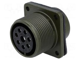 Connector: circular | Series: DS/MS | socket | female | PIN: 8(1+7)