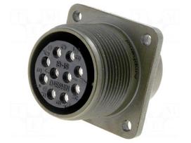 Connector: circular | Series: DS/MS | socket | female | PIN: 10 | 13A