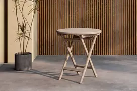 Venture Design Kavinės stalas 70 cm Baltasis tekas