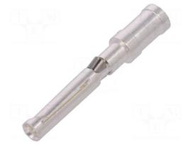 Contact | Size: 1,6mm | female | 2.5mm2 | 14AWG | silver plated | crimped